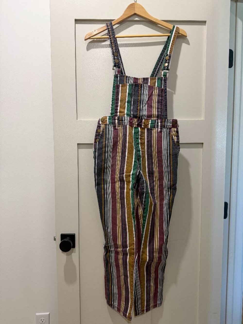 BDG Striped Overalls Size S